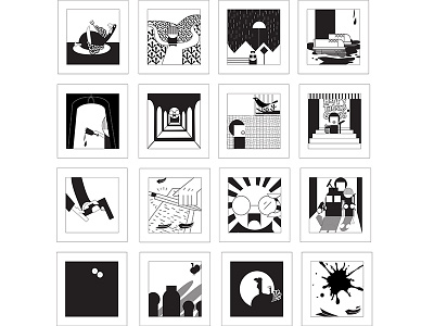 Thanksgiving Storyboard bw design illustration storyboard