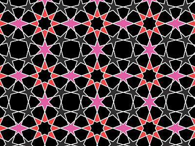 Pattern design islamic pattern pink