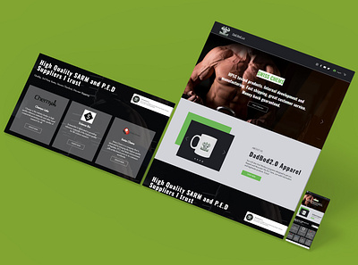 Website Design for Fitness Gym fitness gym responsive design shopify squarespace uiux website design wix wordpress