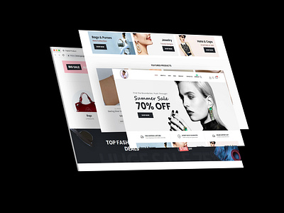 Fashion eCommerce Store Design and Development ecommerce shopify shopify store uiux website design wordpress