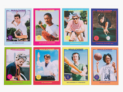 MailChimp Series Two color trading cards