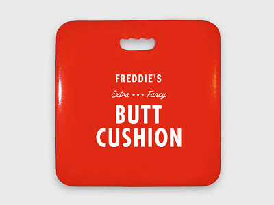 Butt Cushion butt cushion typography