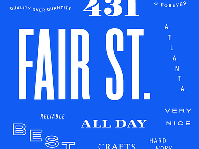 Fair St typography