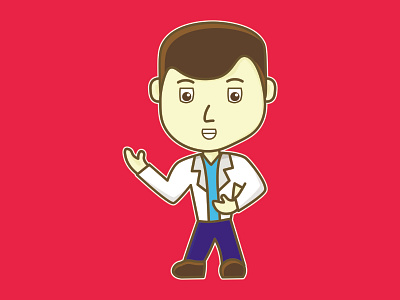 doktermempersilahkanP chibi design doctor doctor cartoon doctor mascot doctors illustration vector