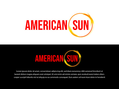 American Sun Demo Logo Design