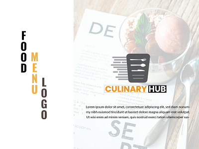 Culinary Hub Food Menu Demo Logo Design