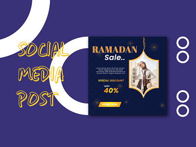Ramadan Sale Social Media Post ramadan poster ramadan sale social media social media banner social media pack socialmediapost