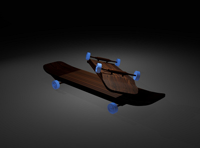 Skateboard 3d model 3d 3d model lighting lowpoly model model rendering skateboard