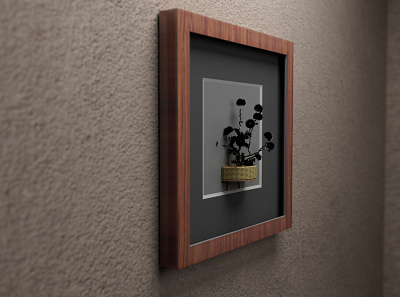 Photo Frame 3d Model 3d 3dmodel lighting modeling rendering