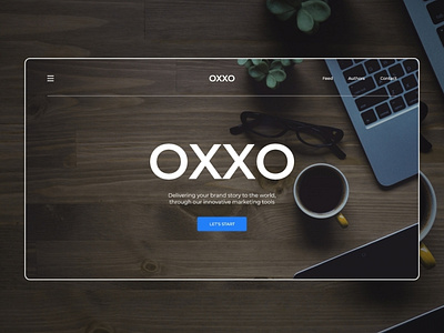 Oxxo Landing Page Design branding design flat graphic design landing page landing page design landing page ui minimal typography ui ui design uidesigner uiux ux ux design uxdesign uxui web web design website