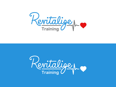 Revitalize Training Brand Identity brand brand and identity brand identity branding cpr hand lettering health heart icon iconography illustration lettering logo logotype revitalize rhythm training type typography vector