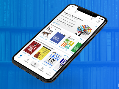 Kindle iOS App Redesign for Avid Readers