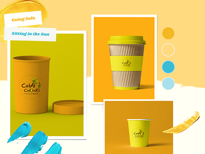 I will add your logo or text in 3 coffee tea cups mockups