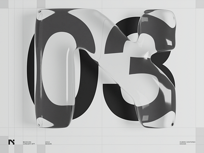 3D Minimal Poster 3d 3d element abstraction blender branding graphic design poster ui