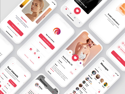 Dating and Chatting app UI