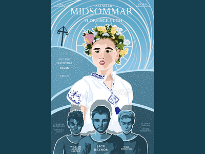 Midsommar (2019) design digital art drawing film poster horror illustration movie art movie poster poster procreate sketch sketching
