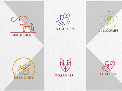 I will design creative modern line art logo design for you logo logodesign logos minimalist typogaphy