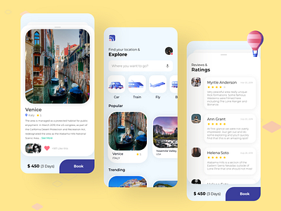 Travel Application - User Interface Design by Himanshu Phanda on Dribbble