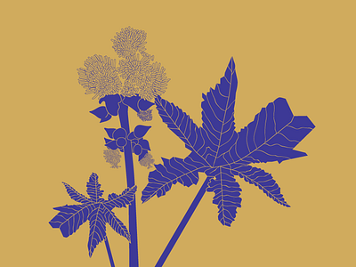 Botanical book in the making ai botanical gold plant purple vector