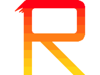 Realm of Fire Logo design graphic design logo pixel pixel art pixel logo