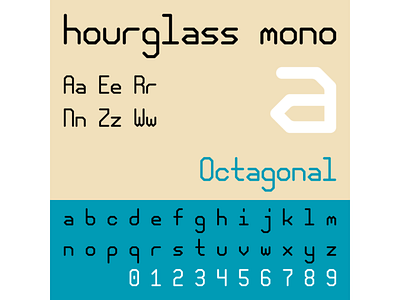 hourglass mono font