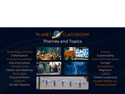 Planet Classroom Themes and Topics adobe illustrator education graphic design