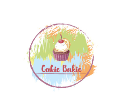 Watermark logo bakery logo bakerylogo feminine logo water color