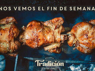 Fin de semana - Tradición Restaurant facebook post illustrator photoshop product photography