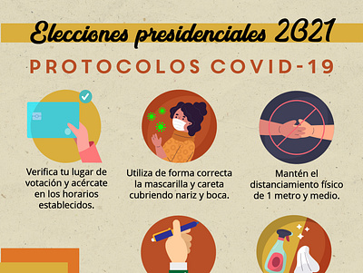 Elecciones presidenciales - Tradición Restaurant facebook post illustrator information post typhography vector