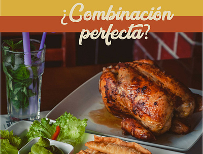 Combinación perfecta - Tradición Restaurant facebook post food illustrator photoshop product photography typhography