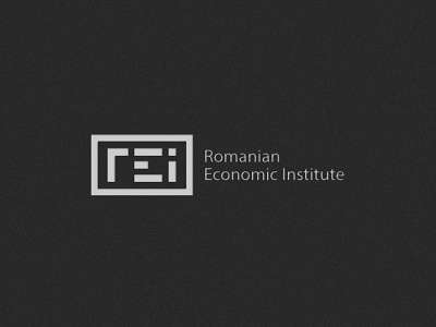 Romanian Economic Institute business economics identity logo research