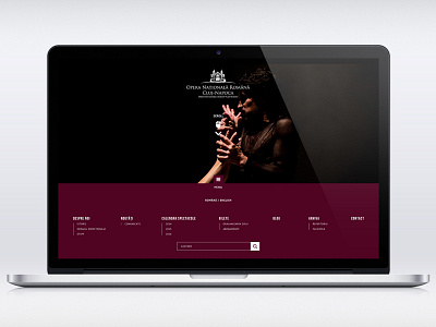 Cluj Napoca National Opera House arts crossplatform events opera responsive webdesign