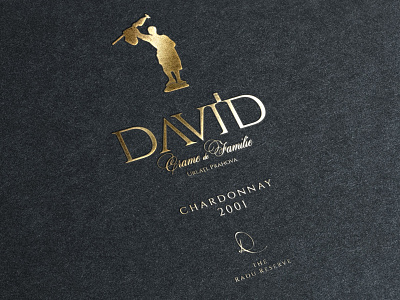 David Vinery (WIP) bottle identity logo packaging wine