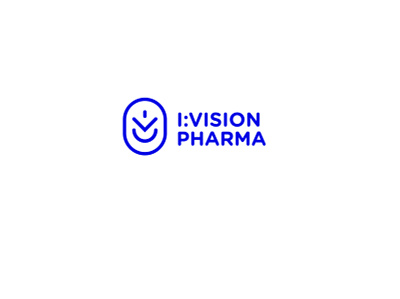 i:vision pharma big pharma biotech branding clean company consultancy design graphic design identity logo logo mark logotype minimal one color pharma rounded slim thin