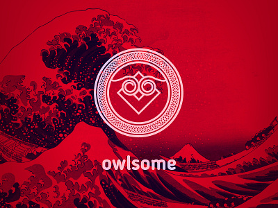 Owlsome logo (unused) asia branding food identity japan logo restaurant