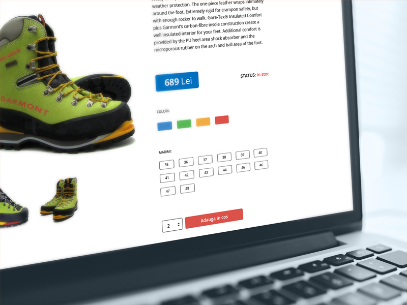 Annapurna Mountain Gear Shop by Bogdan Albulescu on Dribbble