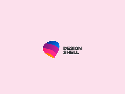 Design Shell Logo branding design gradients graphic design identity illustrator logo mark pattern purple texture vector