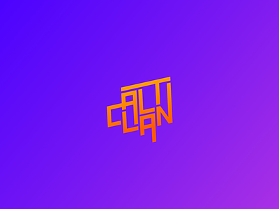 ALT CLAN design community (2nd proposal) branding custom type design graphic design identity illustrator lettering logo type typography vector