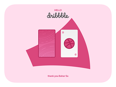 Ready for play! ball hello dribbble icon play play cards smooth