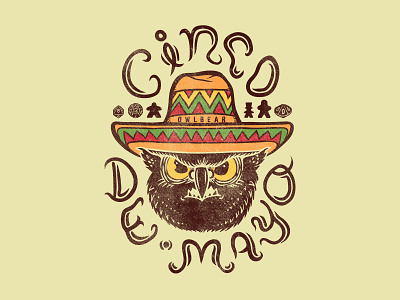 Cinco De Mayo Funny Fantasy Monster Owlbear