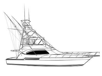 boat black and white car line art vector vector art