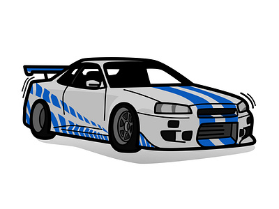 Simple car Illustration #1