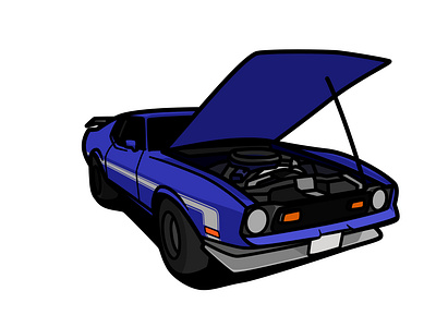 Simple car illustration #4