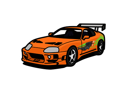 Simple car illustration #5