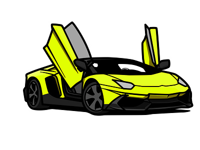 Simple car illustration #8