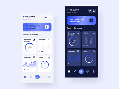 Sport App UI Design