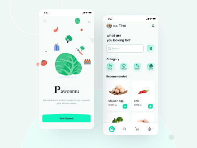 Pawonmu UI Design Mobile app