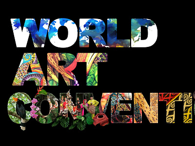 World of Art in Earth design graphic design illustration typography