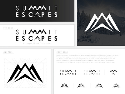 Summit Escapes logo design