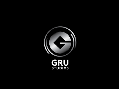 Logo for Gru Studios branding illustration logodesign minimal typography vector